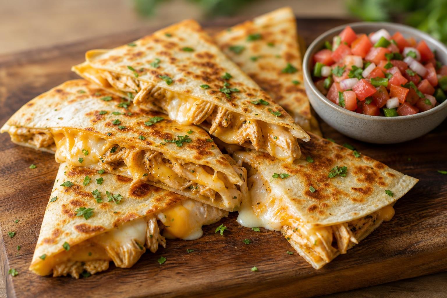 Chicken Quesadillas