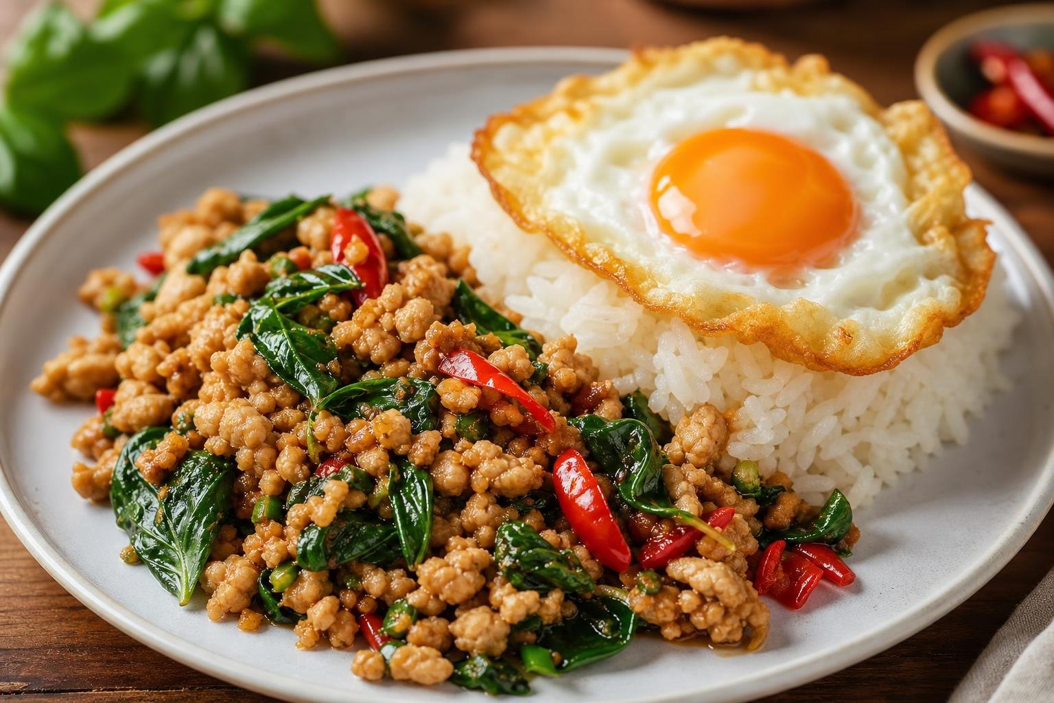 Pad Krapow Gai Saap (Basil Chicken)